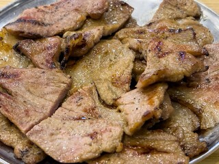 Korean Grilled Pork Belly Close-up
