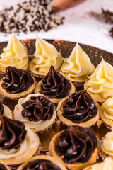 Delicious Sweet Bakery Patisserie Food Menu Gourmet Meal Dessert Chocolate Strawberry Lemon Flour Cake Pie Piece Chicken Fry Cheese Pizza