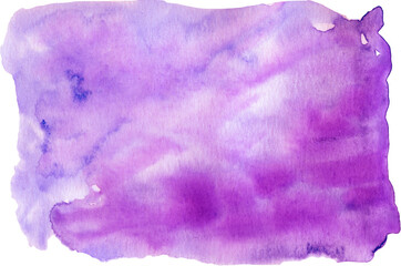 Very Peri watercolor Watercolor spot abstract background.Colors purple,violet.
