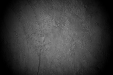 Old wall texture cement dark black gray  background abstract grey color design are light with white gradient background.