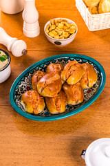 Delicious Sweet Bakery Patisserie Food Menu Gourmet Meal Dessert Chocolate Strawberry Lemon Flour Cake Pie Piece Chicken Fry Cheese Pizza