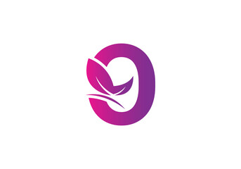 this is a creative letter O add butterfly icon design