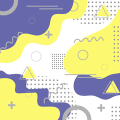 Naklejka premium Abstract and trendy modern geometric background. Vector background