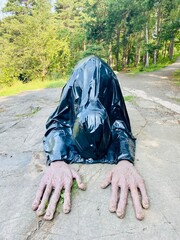 child playing in the park