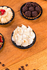 Delicious Sweet Bakery Patisserie Food Menu Gourmet Meal Dessert Chocolate Strawberry Lemon Flour Cake Pie Piece Chicken Fry Cheese Pizza