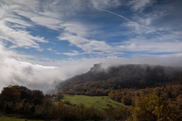 Tavertet mountains in spain