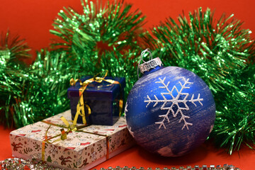 christmas tree and gifts