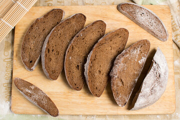 bread, food, isolated, loaf, brown, baked, white, bakery, 