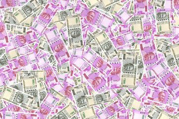 New Indian currency 500 and 2000 rupees