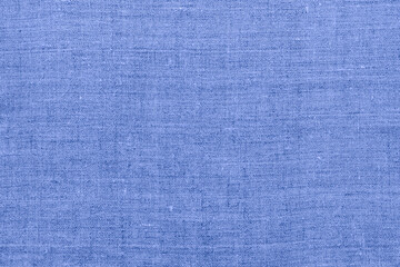 Beautiful violet linen fabric, background or texture, top view, close up, horizontal	