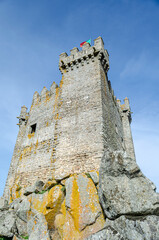 Castle in the medieval village of Penedono, viseu district. Portugal - obrazy, fototapety, plakaty