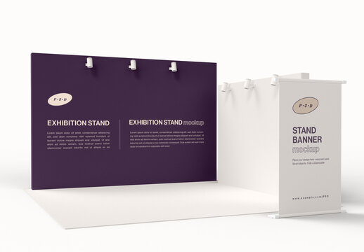 Exposition Stand Mockup