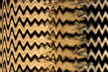 DIFFERING BROWN AND BLACK VIBRATION PATTERN