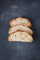 Baked bread sliced pastry bakery