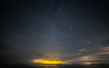 Milikyway over Thingvellir, Iceland