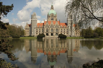 Fototapeta na wymiar Hannover (Germany) Town hall 