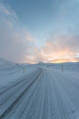 Fototapeta na wymiar Winter landscape in Snaefellsnes Peninsula, Iceland