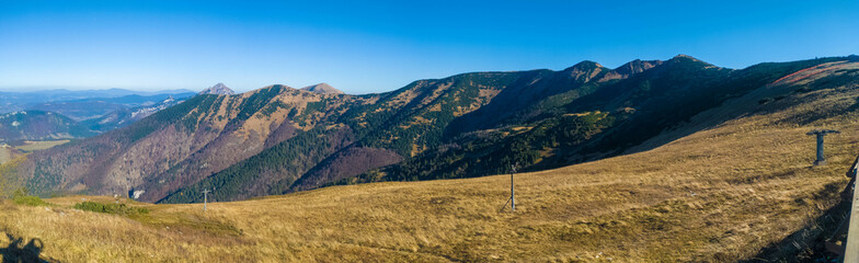 Fototapeta na wymiar Mala Fatra mountain and national park in Slovakia