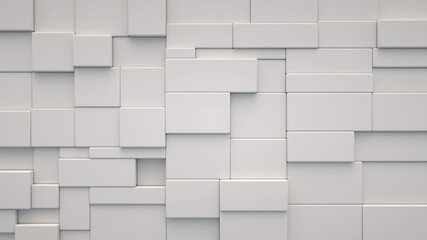Abstract background from random cube blocks
