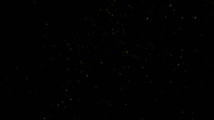 Flicker abstract Particles. Golden dust background.