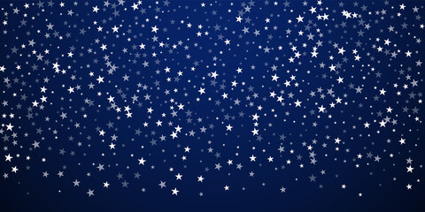 Random falling stars Christmas background. Subtle