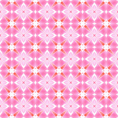 Tiled watercolor background. Orange magnificent