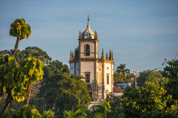 Naklejka premium Closer view of Outeiro da Gloria Church - Rio de Janeiro, Brazil