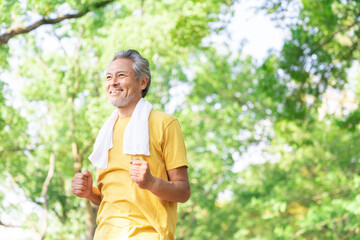 フィットネスイメージ　シニア男性