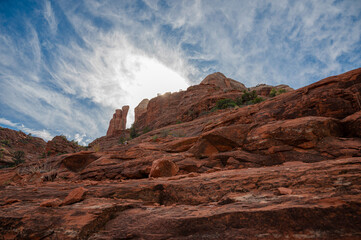 Obraz na płótnie Canvas Red Rock county mountains in Sedona Arizona