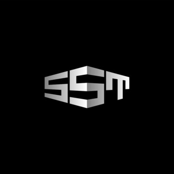 SST Letter Initial Logo Design Template Vector Illustration