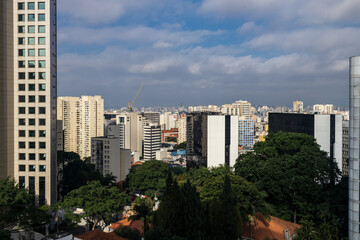 Vis&atilde;o do alto do bairro Bela Vista, S&atilde;o Paulo.