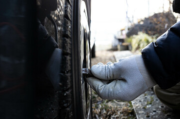 I changed my tires to snow tires.
