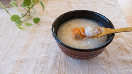 鮭のお粥 ”Japanese Rice porridge