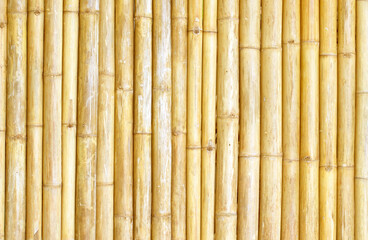 old brown tone bamboo plank fence texture for background