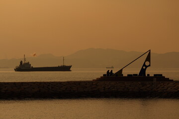 きららビーチ焼野　夕景