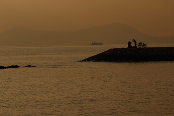 きららビーチ焼野　夕景