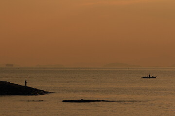 きららビーチ焼野　夕景