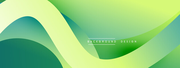 Abstract overlapping lines and circles geometric background with gradient colors