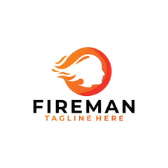 fire head logo icon