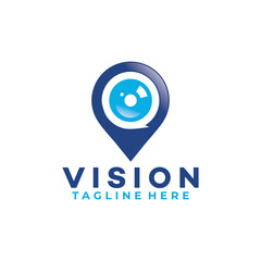 Obraz premium vision place logo