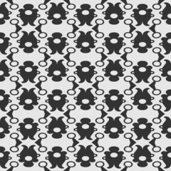 Background pattern with simple decorative ornament on a white background. Vector illustration for your design projects, seamless pattern, wallpaper textures with flat design.