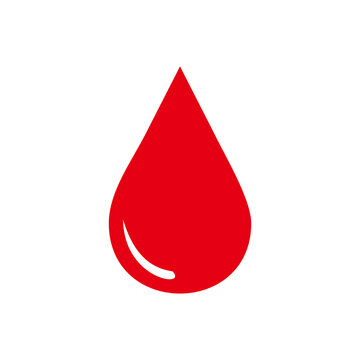 blood drop icon vector symbol illustration