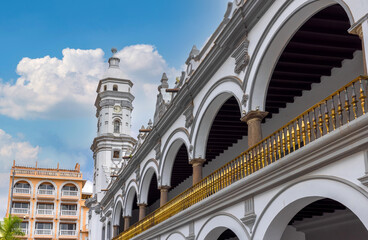 Veracruz, Municipal Palace of Veracruz in in historic city center, one of the main city tourist attractions.
