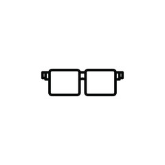Glasses Line Icon, Vector, Illustration, Logo Template. Suitable For Many Purposes.