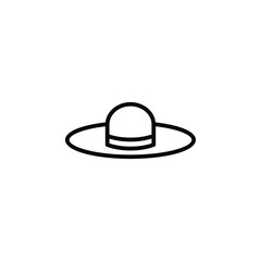 Hat Line Icon, Vector, Illustration, Logo Template. Suitable For Many Purposes.