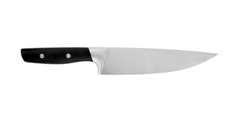 Chef's kitchen knife isolated on white background, included clipping path
