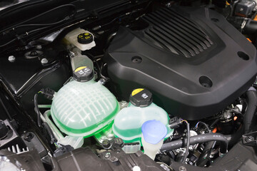 Car Engine Checkup and Auto Car Service, Automotive Workshop and Maintenance Vehicle Car Engines.