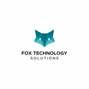animal fox wildlife illustration vector logo graphic design