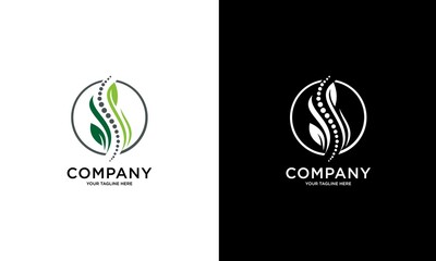 Logo design medical vector template.Healthy Spine Circle Design Health healthy human health Care Community network and social icon design template