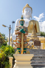 Within Wat Phra That Doi Kham is a Buddhist temple in Chiang Mai province northern of Thailand.